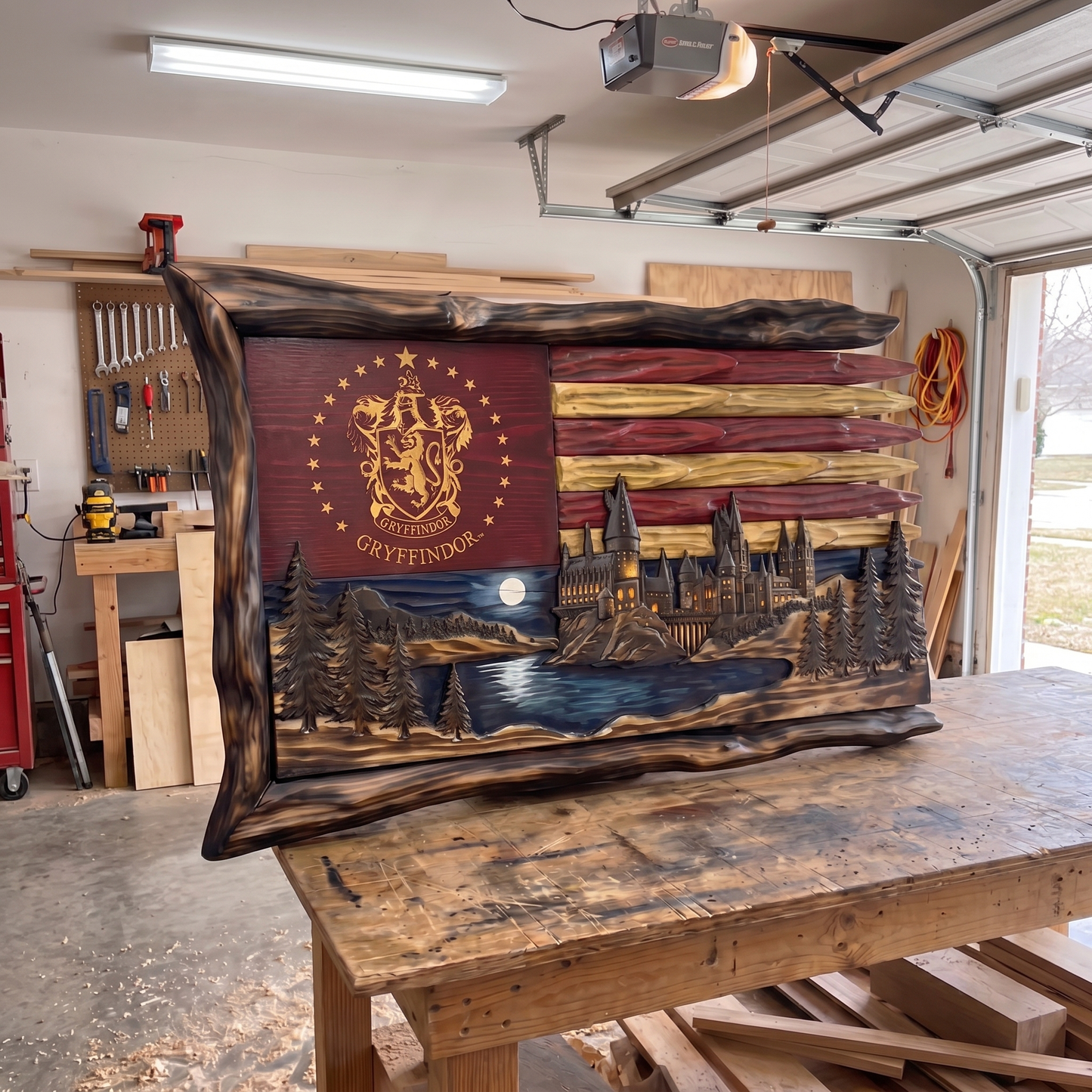 Wooden Flags