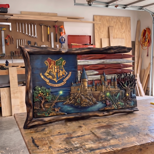 Wooden Flags