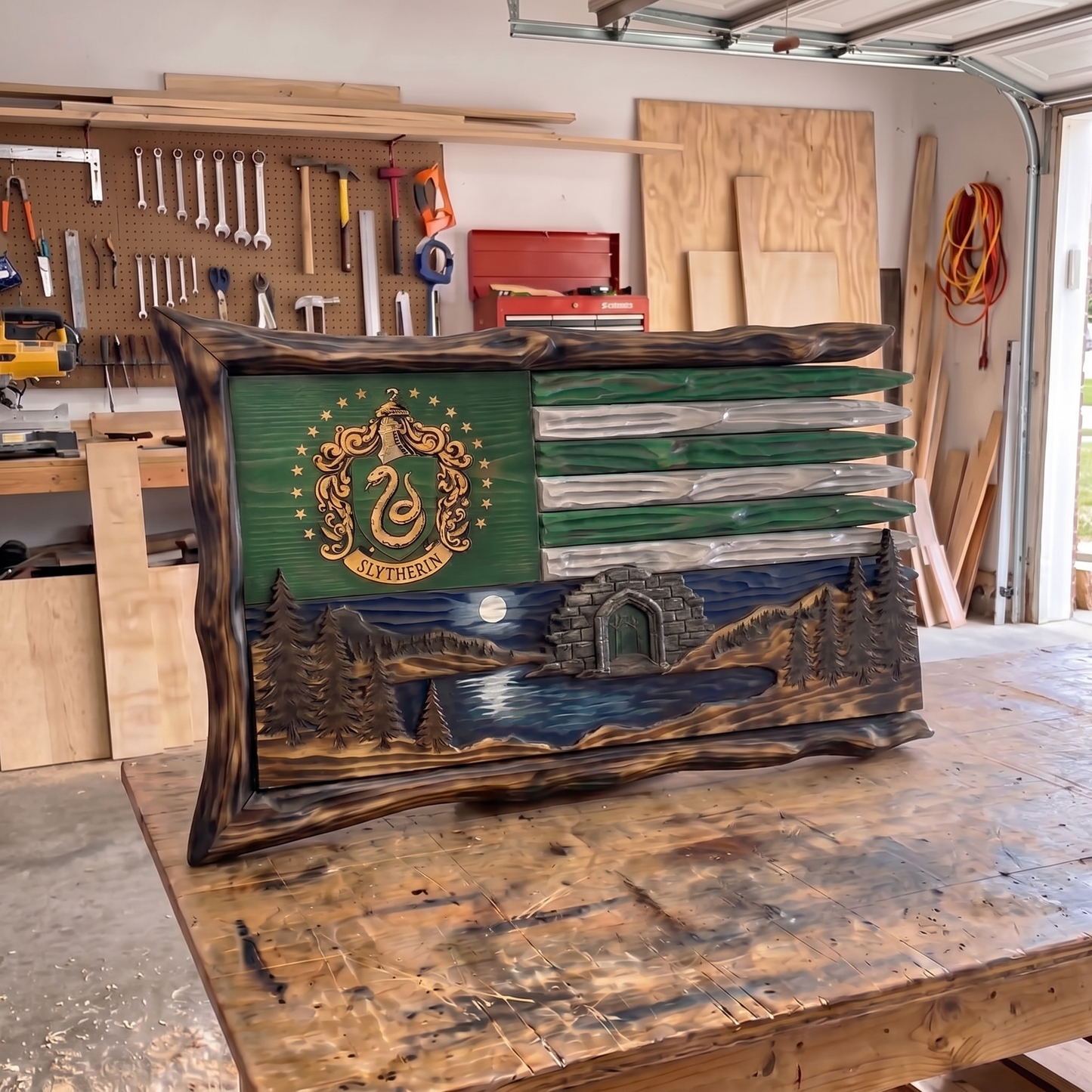 Wooden Flags